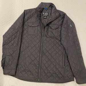 Kuhl men’s quilted grey jacket Large NWOT